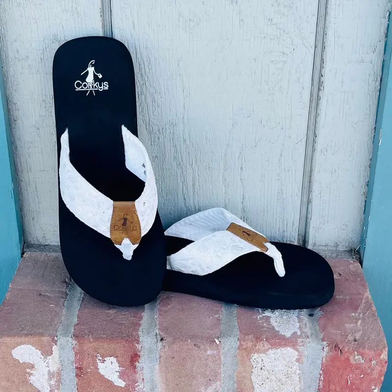 Throwing Shade Sandal- White 1