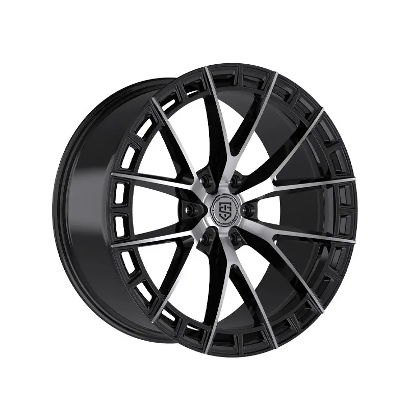 Tis Motorsports 504Mb 22X10 6X5.50 106.2 Hub +24 Offset Black Wheel Rim 1