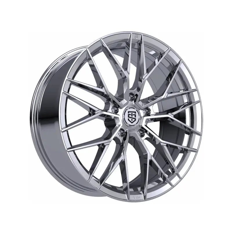 Tis Motorsports 505C 20X8.5 5X4.50 73.1 Hub +35 Offset Chrome Plated Wheel Rim 1