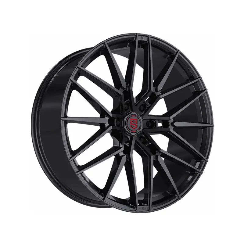 Tis Motorsports 506B 26X10 6X5.50 106.2 Hub +24 Offset Gloss Black Wheel Rim 1