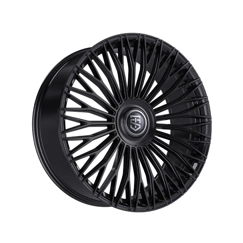 Tis Motorsports 507B 22X9 5X115/5X120 73.1 Hub +15 Offset Black Wheel Rim 1