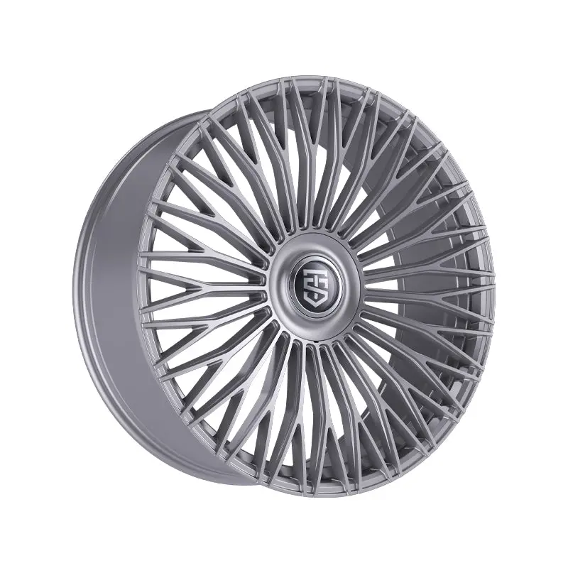 Tis Motorsports 507S 18X8 5X112/5X4.50 73.1 Hub +35 Offset Silver Wheel Rim 1