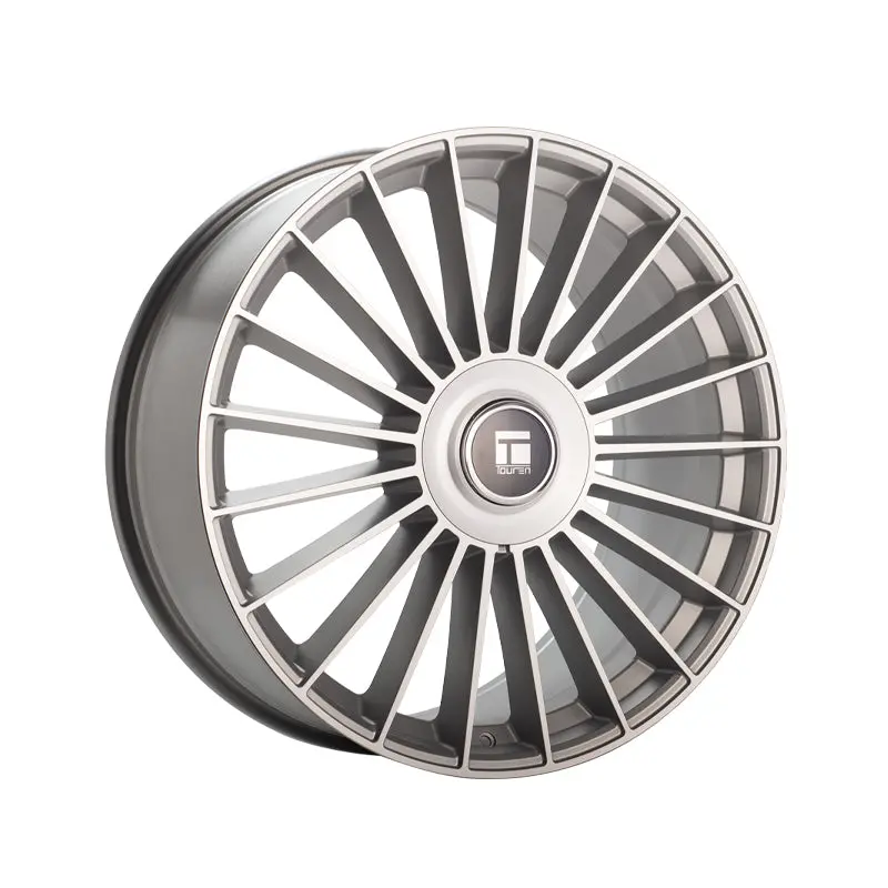Touren Tr10 24X10 5-114.3/5-127 78.3 Hub 35 Offset Silver Wheel Rim 1