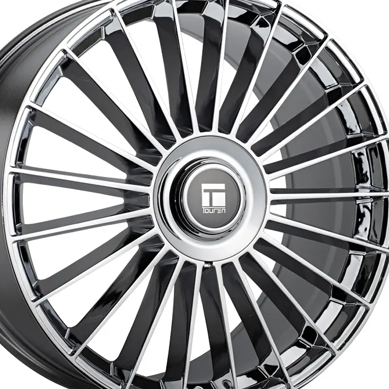 Touren Tr10 26X10 6-135/6-139.7 87.1 Hub 25 Offset Chrome Wheel Rim 2