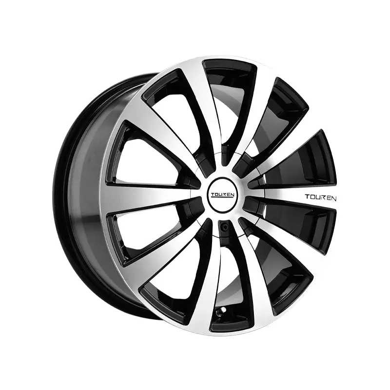 Touren Tr3 16X7 5-100/5-114.3 72.62 Hub 42 Offset Black Wheel Rim 1