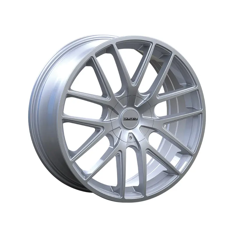 Touren Tr60 17X7.5 5-100/5-114.3 72.62 Hub 42 Offset Silver Wheel Rim 1