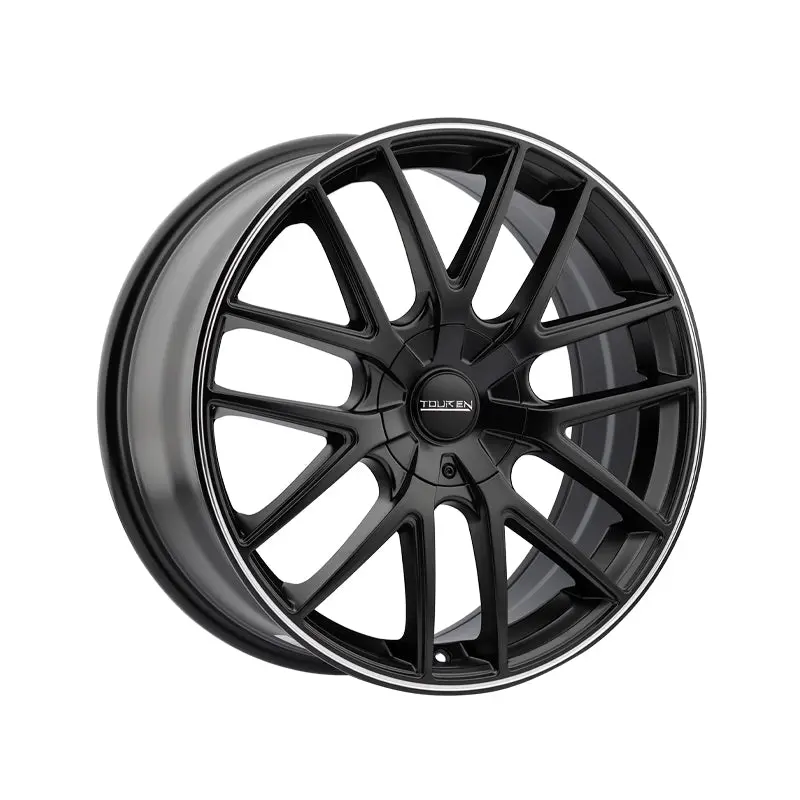 Touren Tr60 17X7.5 5-108/5-114.3 72.62 Hub 42 Offset Black Wheel Rim 1