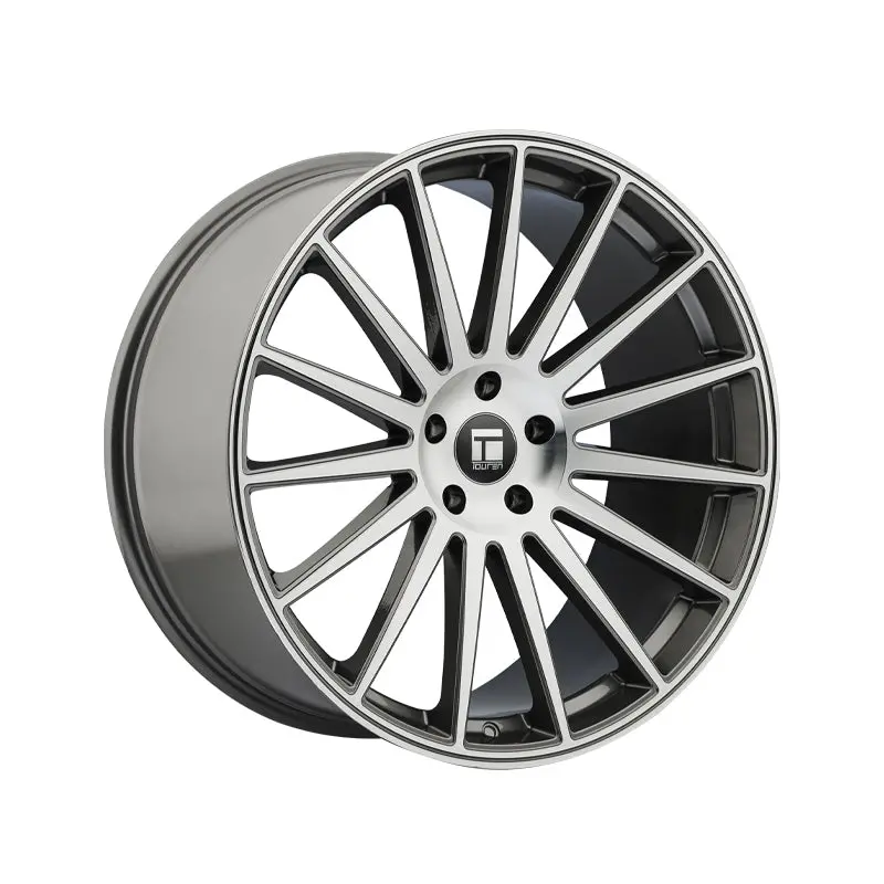 Touren Tr92 20X10.5 5-114.3 72.6 Hub 35 Offset Gray Wheel Rim 1