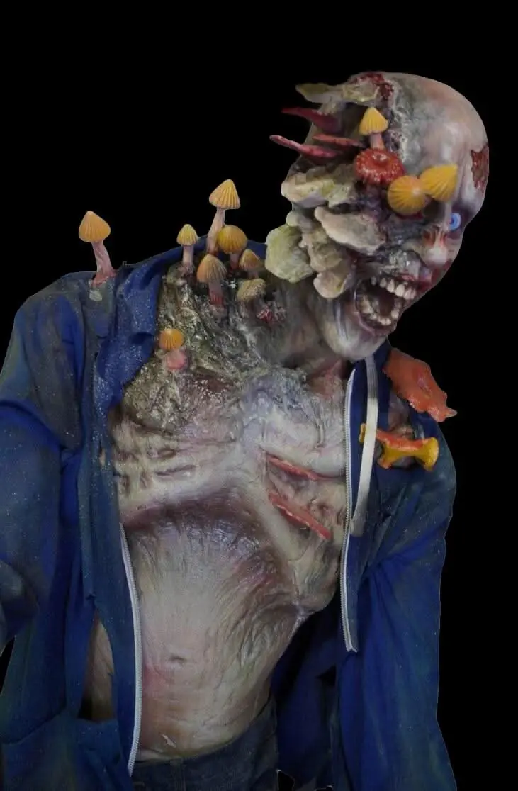 "Toxic Mushroom Zack" Zombie Professional Full Body Halloween Prop 1