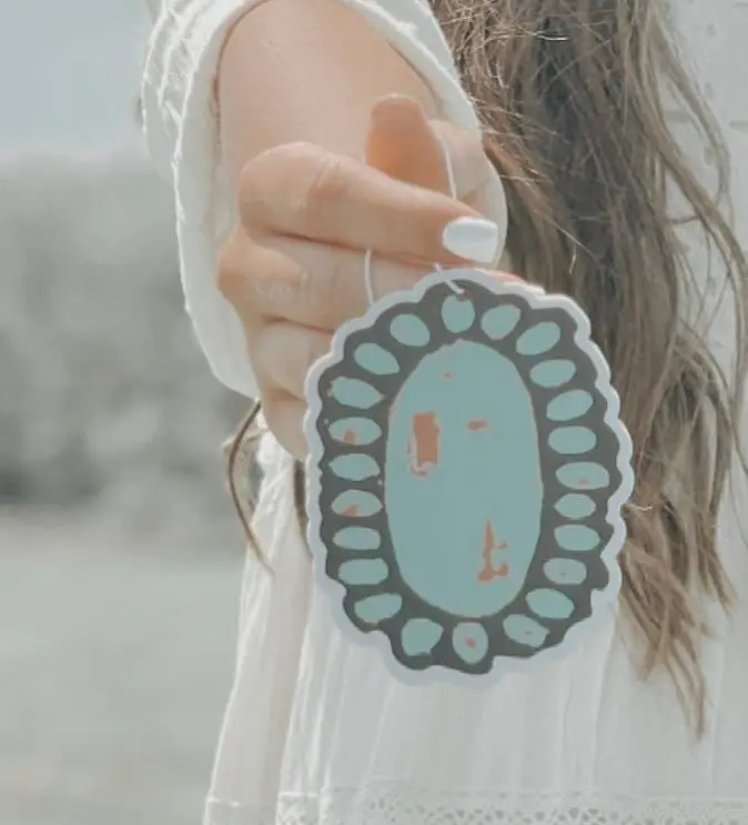 Turquoise Stone Air Freshener 1