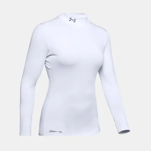 Under Armour Women’s ColdGear Mock Neck Shirt – Fitted Thermal Top