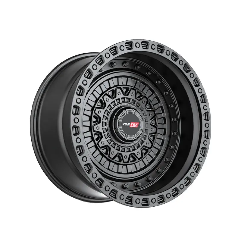 Vortek Vrd-703 Matte Black 20X9 5X139.7/5X150 (Must Open Cb) 110.3 Hub 12 Offset Black Wheel Rim 1