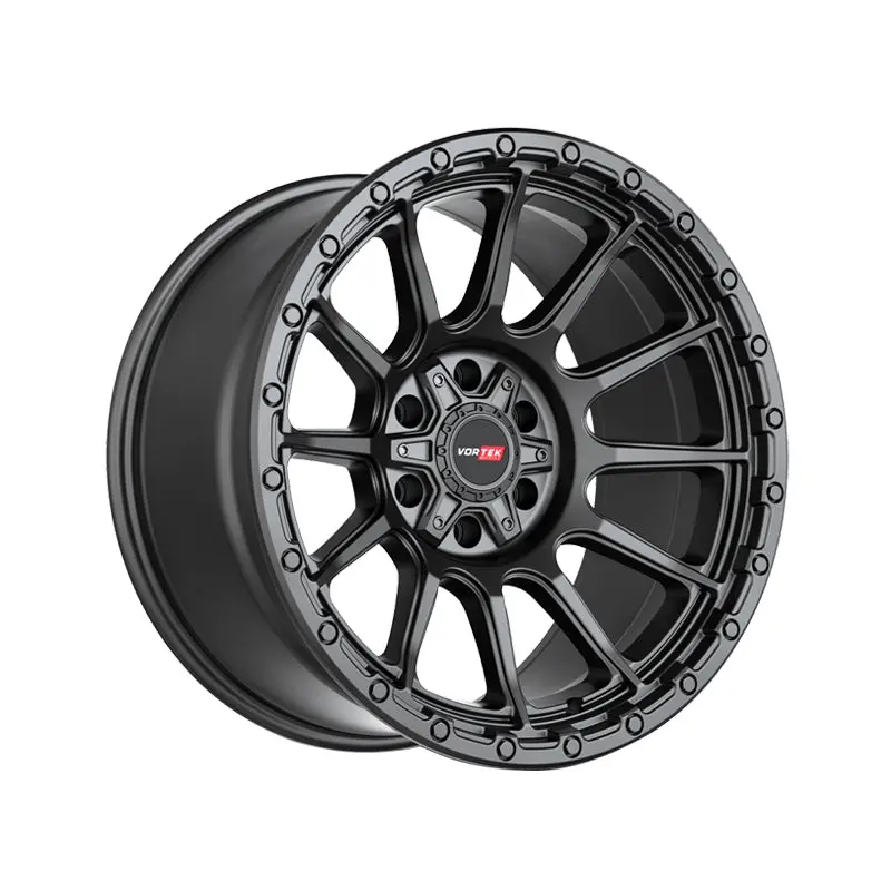 Vortek Vrt-606 Matte Black 20X9 6X135/6X139.7 106.1 Hub 18 Offset Black Wheel Rim 1