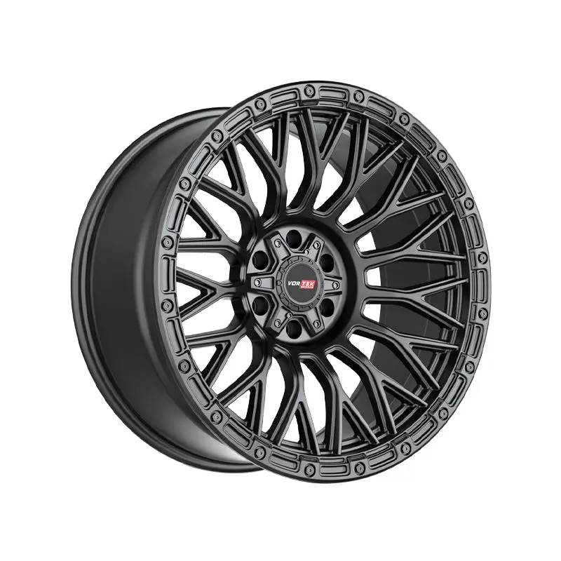 Vortek Vrt-607 Matte Black 20X9 5X139.7/5X150 110.3 Hub 0 Offset Black Wheel Rim 1