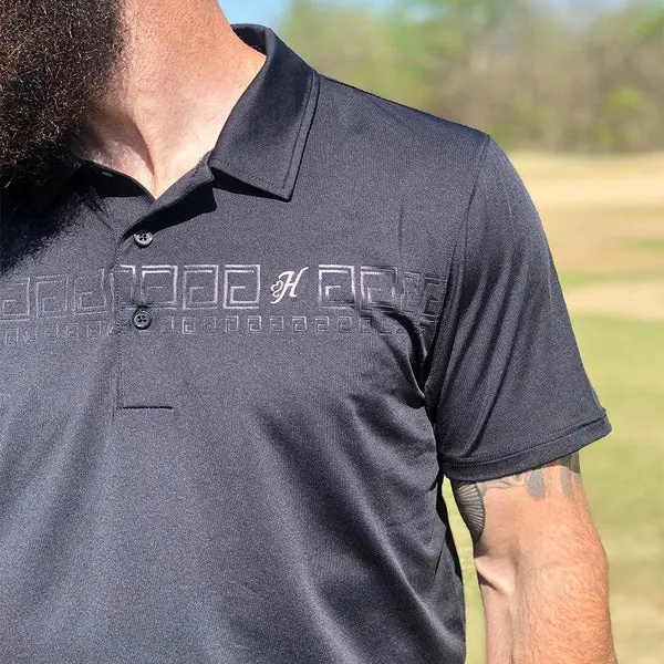 Weekender Golf Polo Black 1