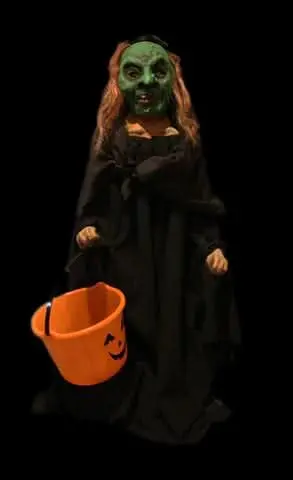 "Wendy Witch Little Trick-Or-Treater"  Professional Full Body Halloween Prop 1