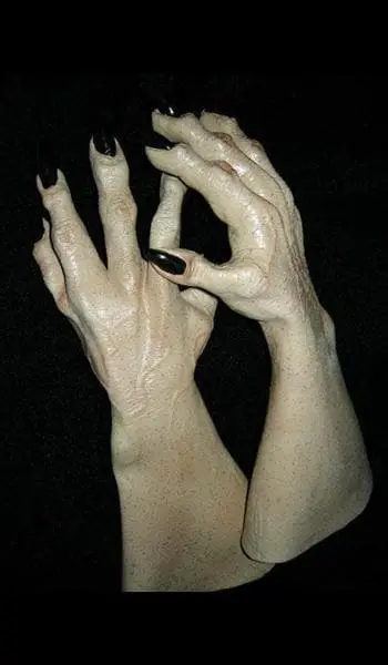 "Werewolf Monster Hands" Deluxe Latex Halloween Costume Gloves 1