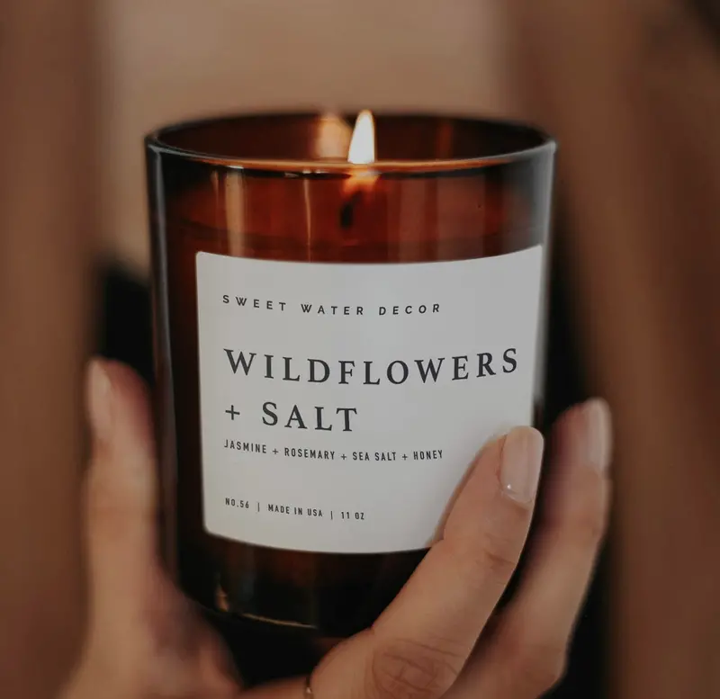 Wildflower And Salt Candle 1