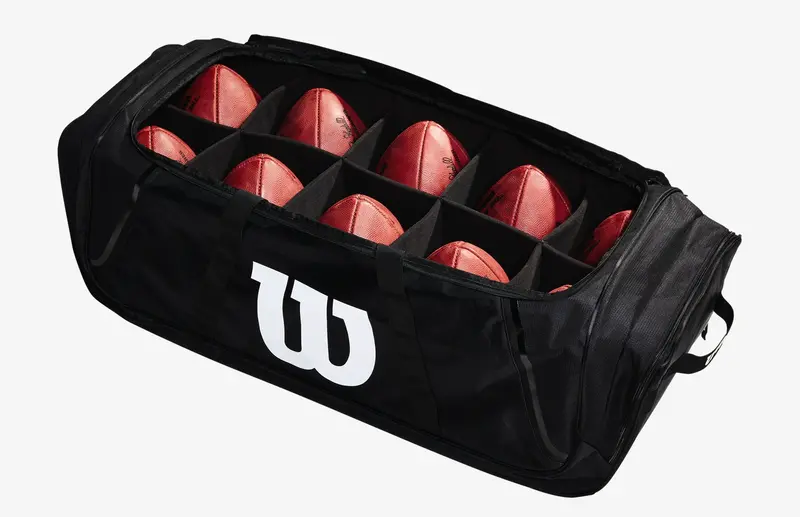 Wilson 10 Ball Football Duffle Bag 1
