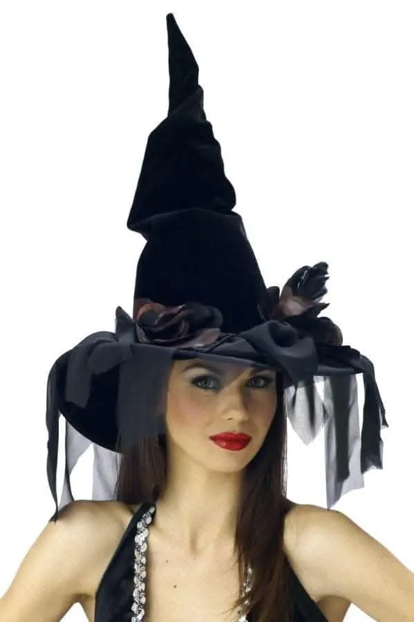 "Witch" Deluxe Halloween Costume Hat 1