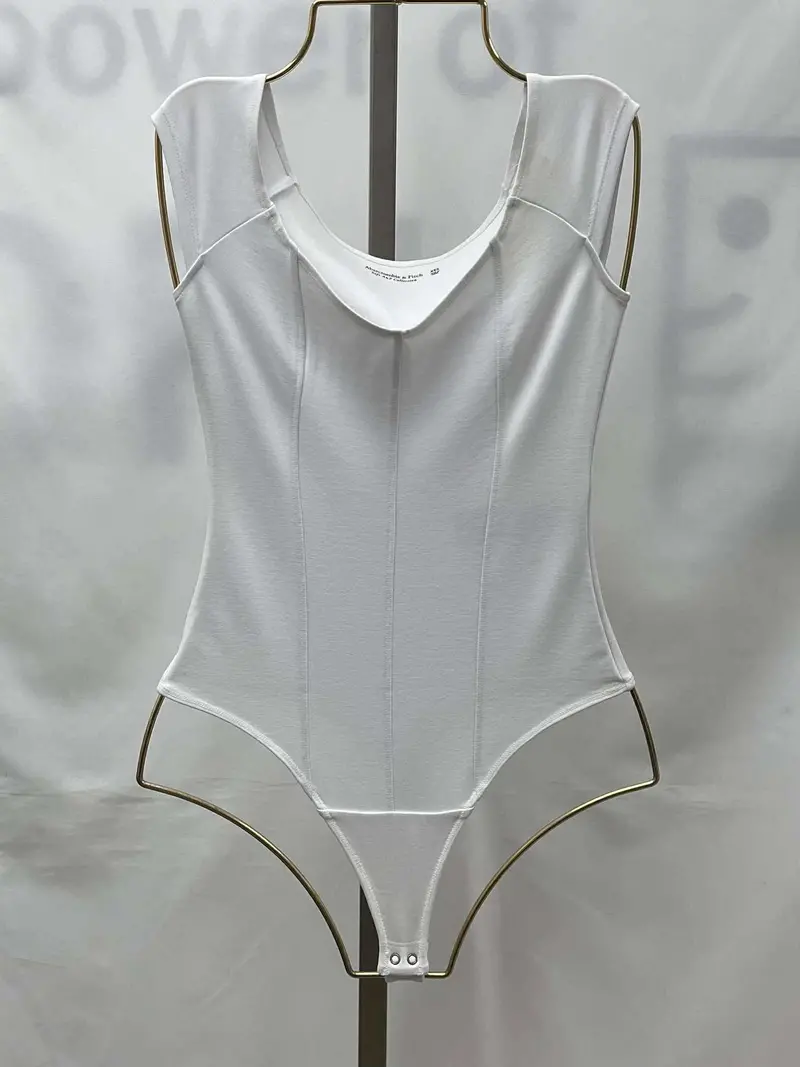 Women's Abercrombie & Fitch Sleeveless Bodysuits, Extra Small 1