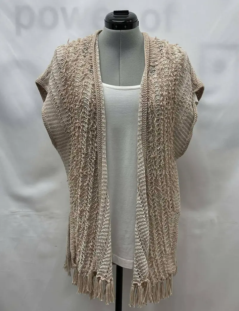 Women's Ann Taylor Loft Sleeveless Cardigan, Extra Small 1