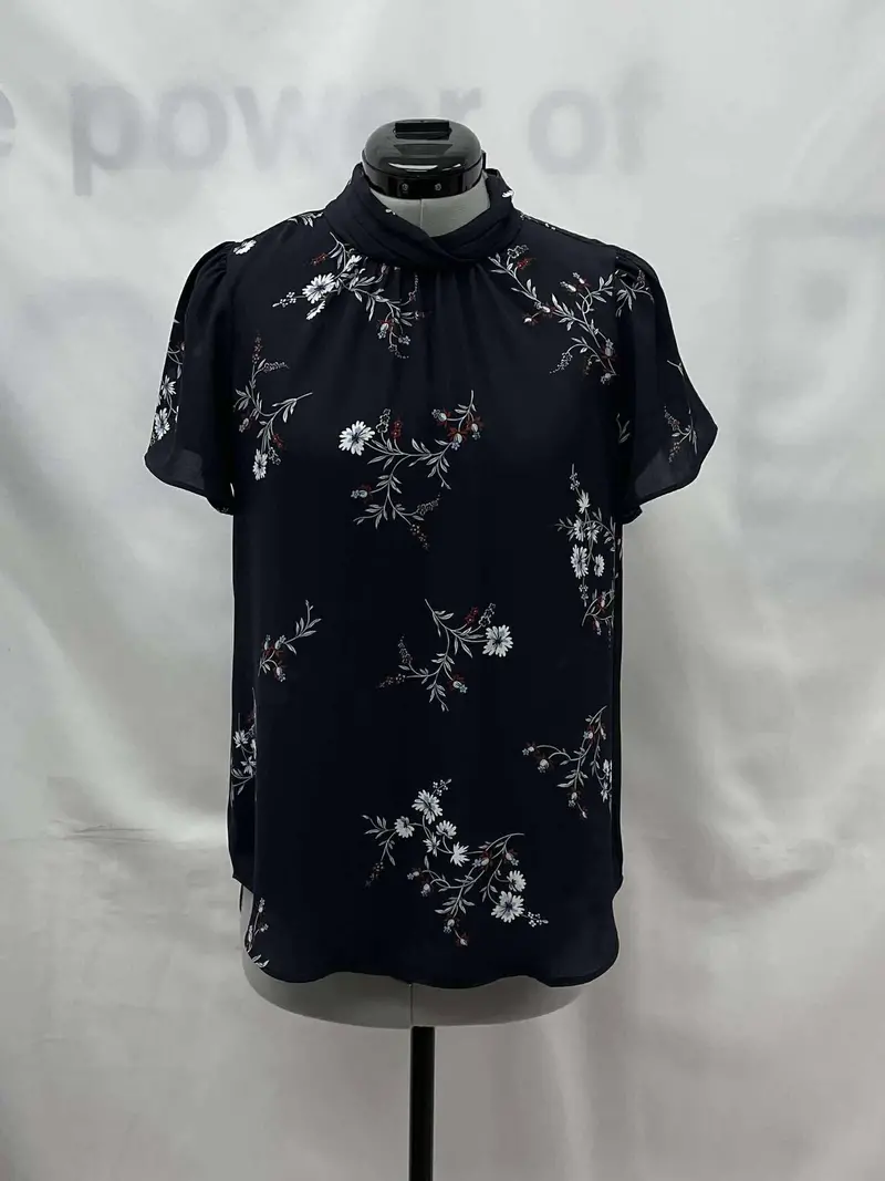 Women's Ann Taylor Short Sleeve Top, Extra Small 1