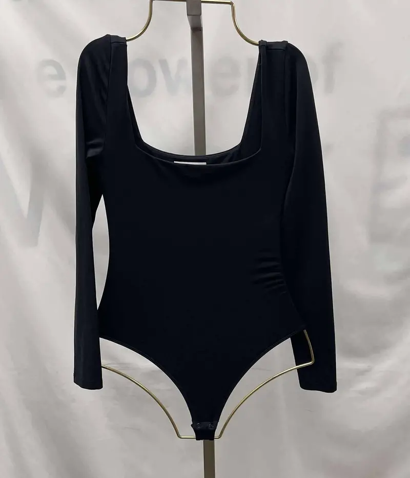 Women's Bababton Long Sleeve Body Suit, Extra Small 1