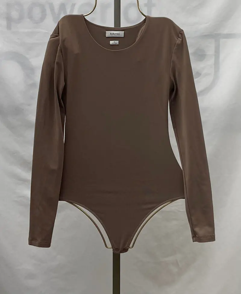 Women's Babaton Long Sleeve Bodysuit, Small 1