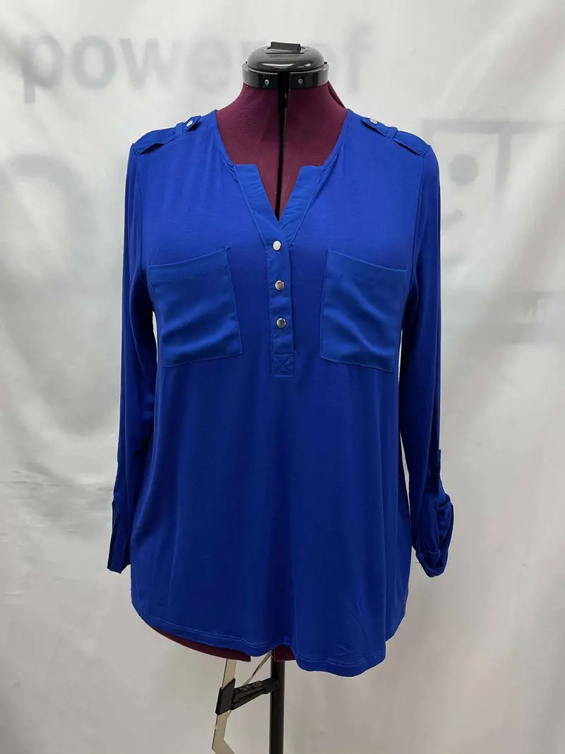 Women's Cable & Gauge Long Sleeve Top, Large 1