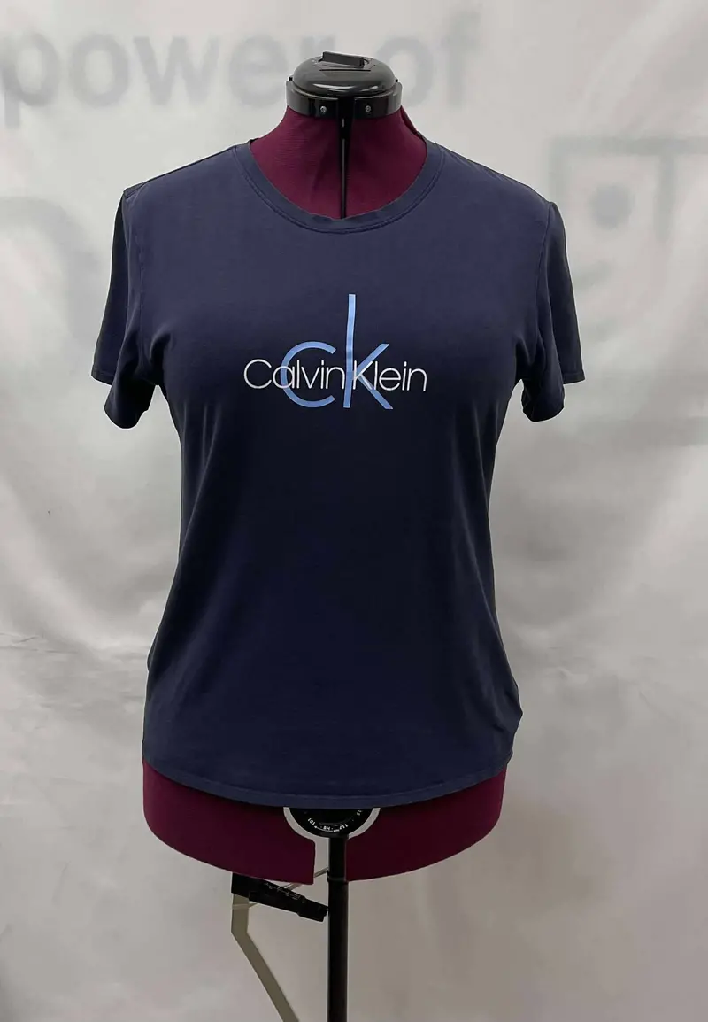Women's Calvin Klein Short Sleeve Top, Extra Large 1