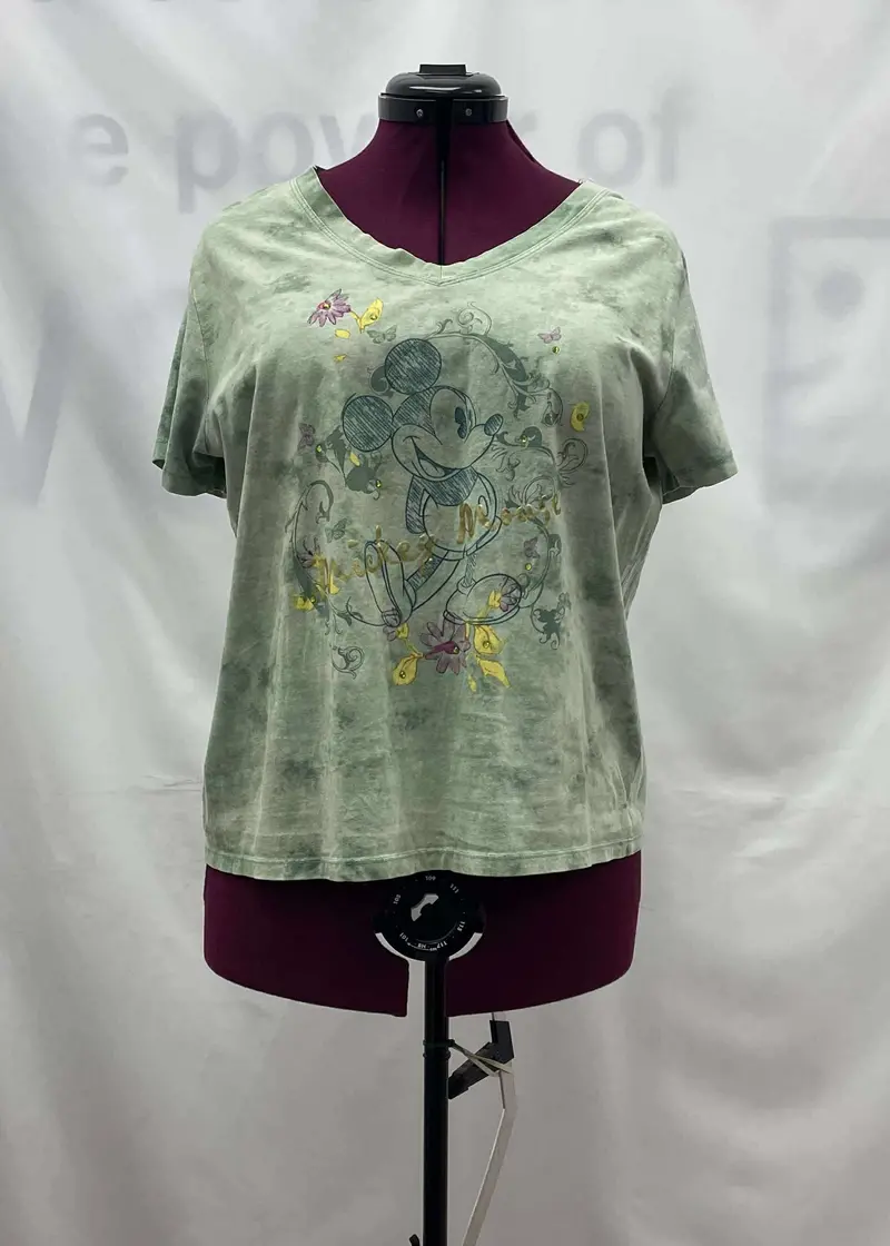 Women's Disney Short Sleeve Top, Extra Large 1