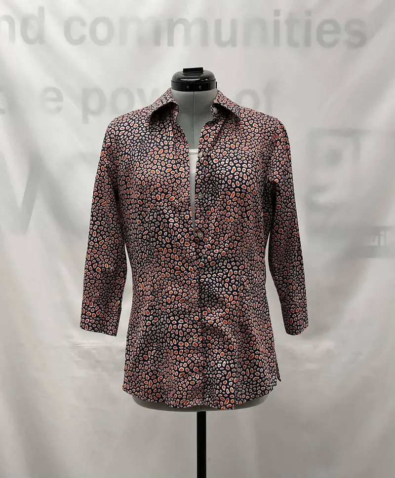Women's Foxcroft Long Sleeve Blouse, 4 1