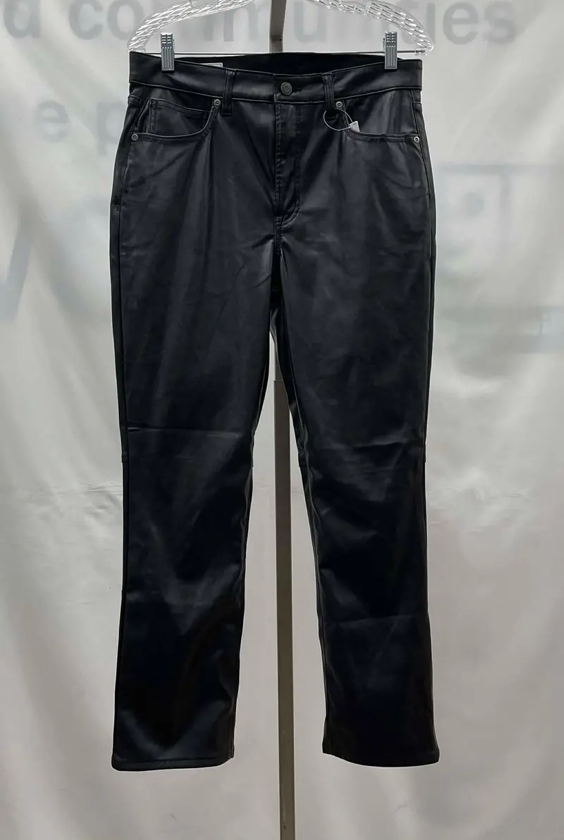 Women's Gap Faux Leather Pants, 12 1
