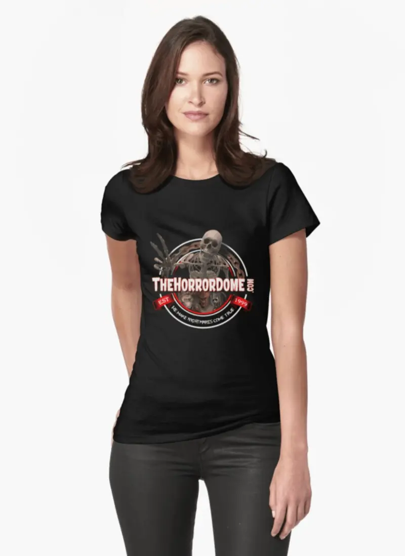 Women's Horrordome Logo Fitted T-Shirt 1