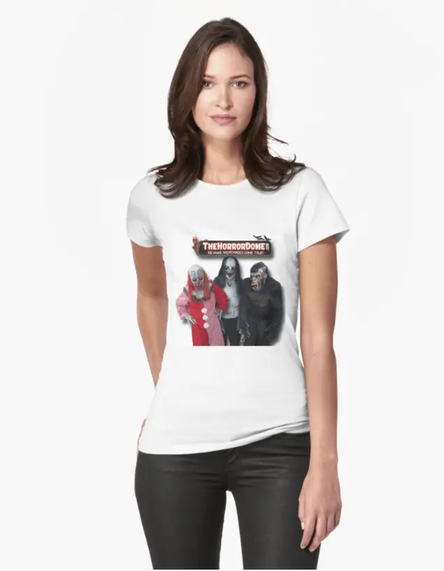 Women's Horrordome Monster Fitted T-Shirt 1
