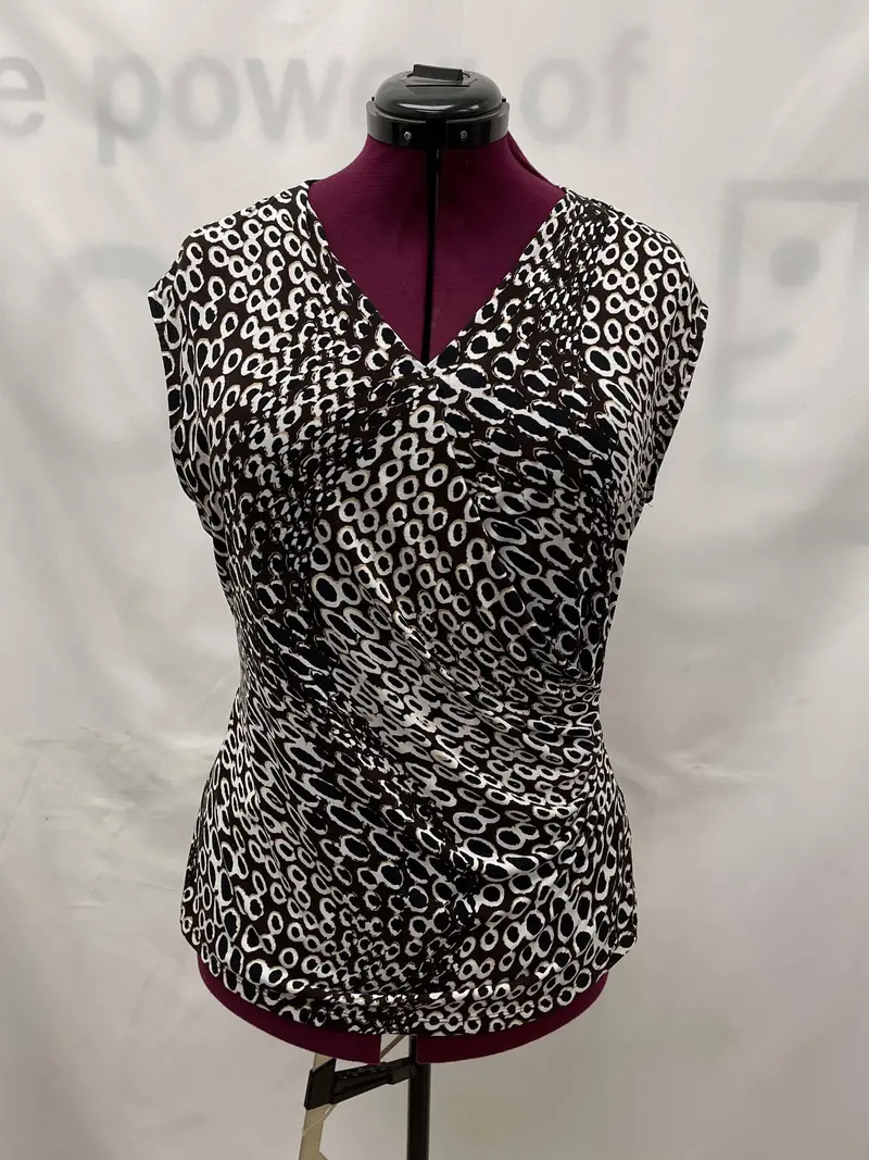 Women's Kasper Sleeveless Top, Large 1