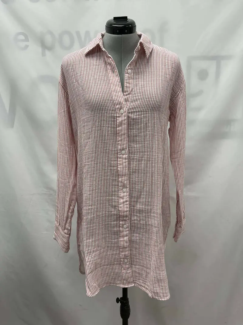 Women's L.L Bean Long Sleeve Blouse, Small 1