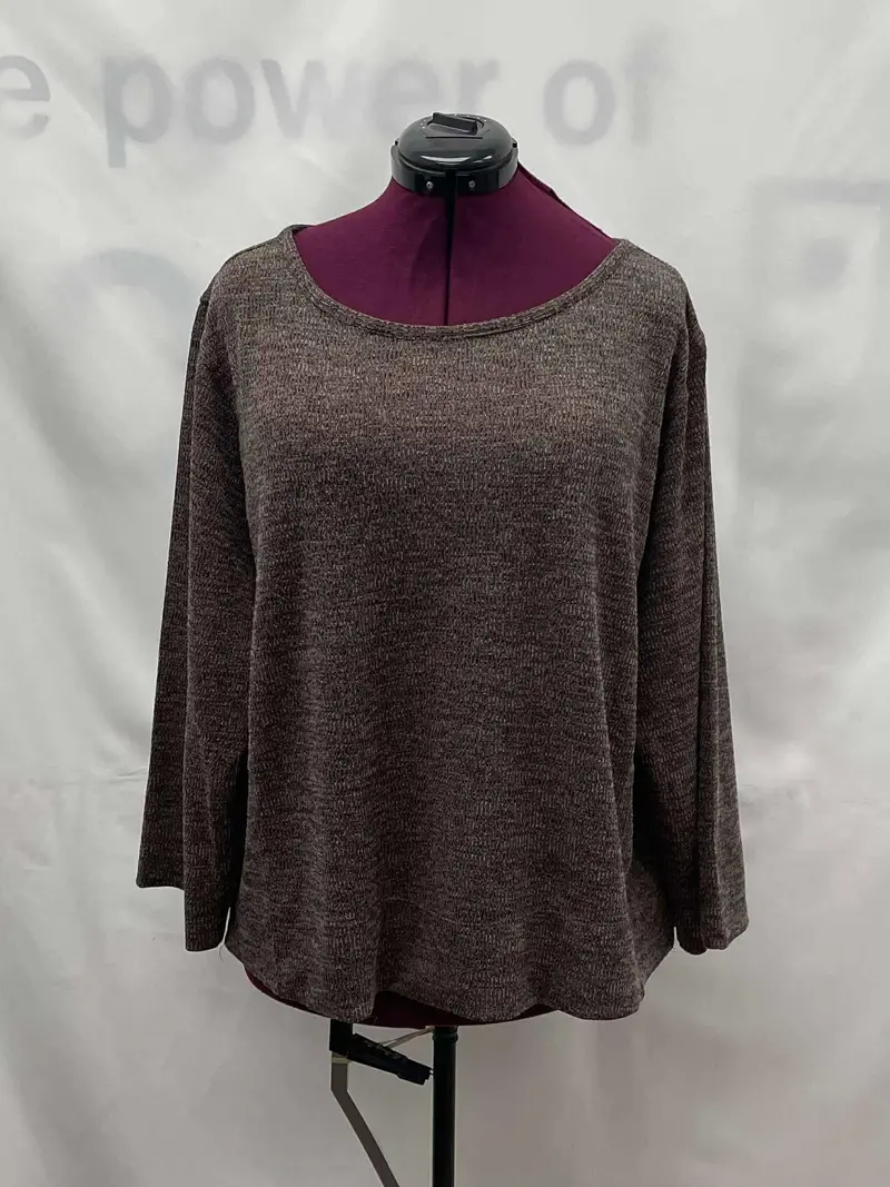 Women's Max Studio Long Sleeve Top, 2X 1