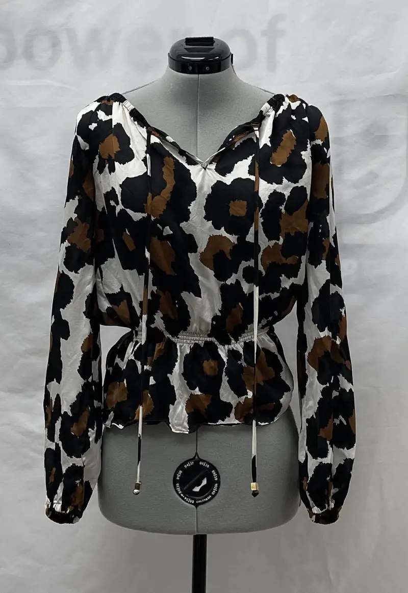 Women's Michael Kors Long Sleeve Top, Small 1