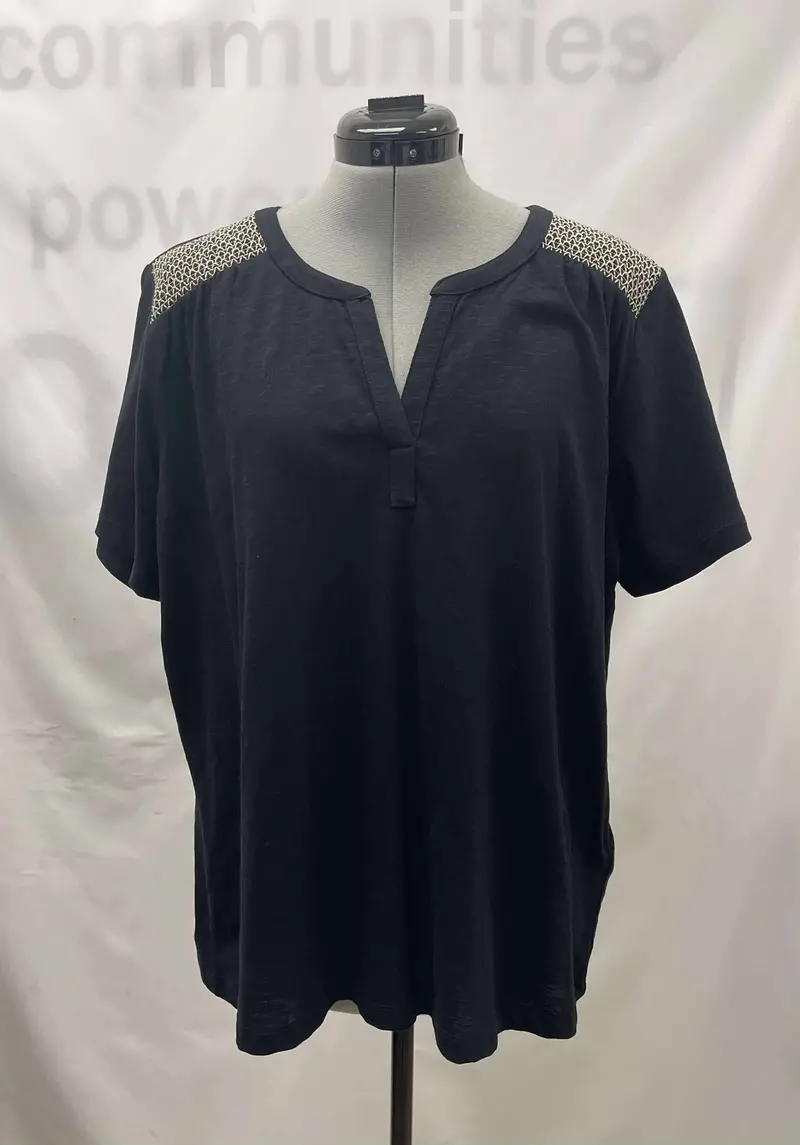 Women's Olsen Short Sleeve Top, Large 1