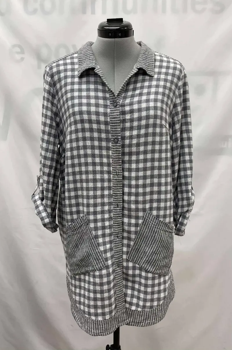 Women's Picadilly Long Sleeve Shirt, Extra Small 1