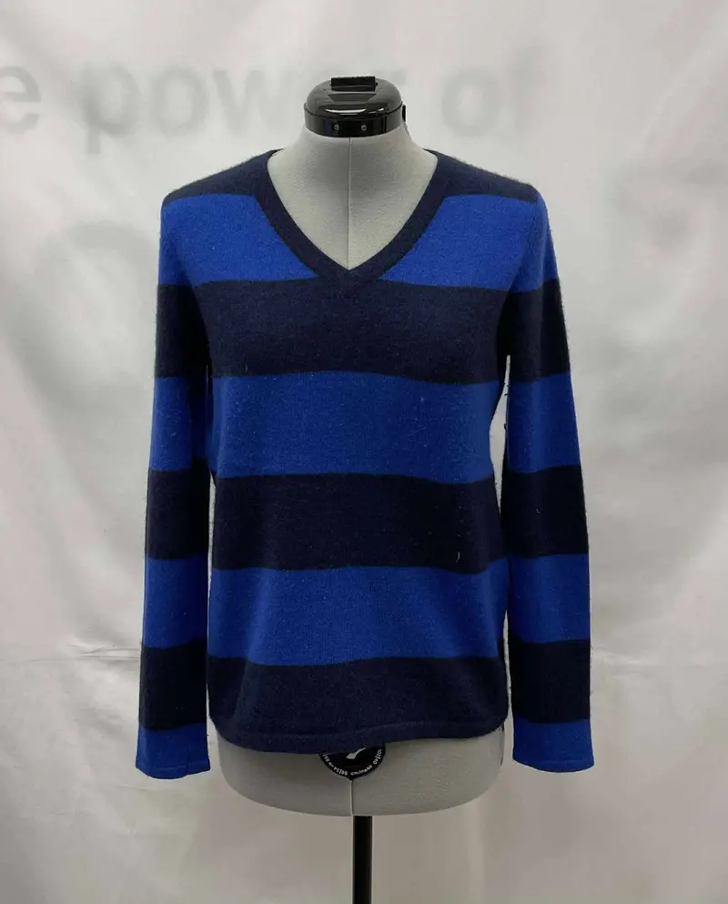 Women's Pure Cashmere Long Sleeve Sweater, Medium 1