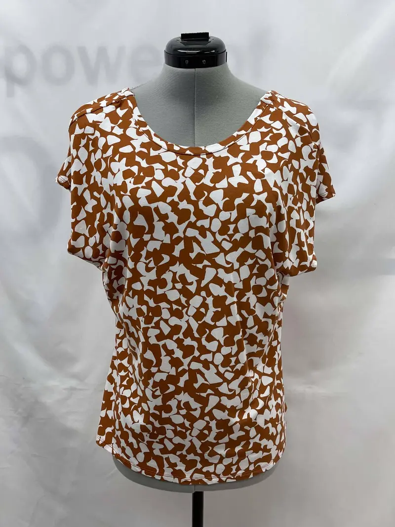 Women's Rw&Co Short Sleeve Top, Medium 1