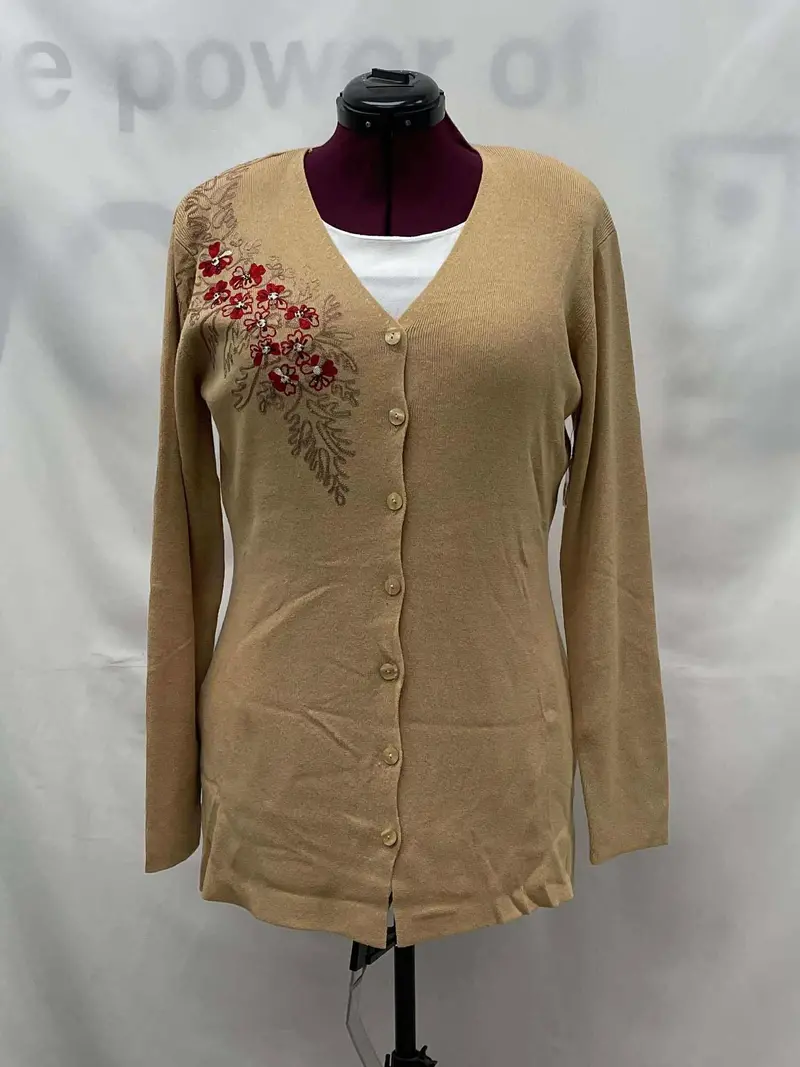 Women's Susan Bristol Long Sleeve Cardigan, Large 1