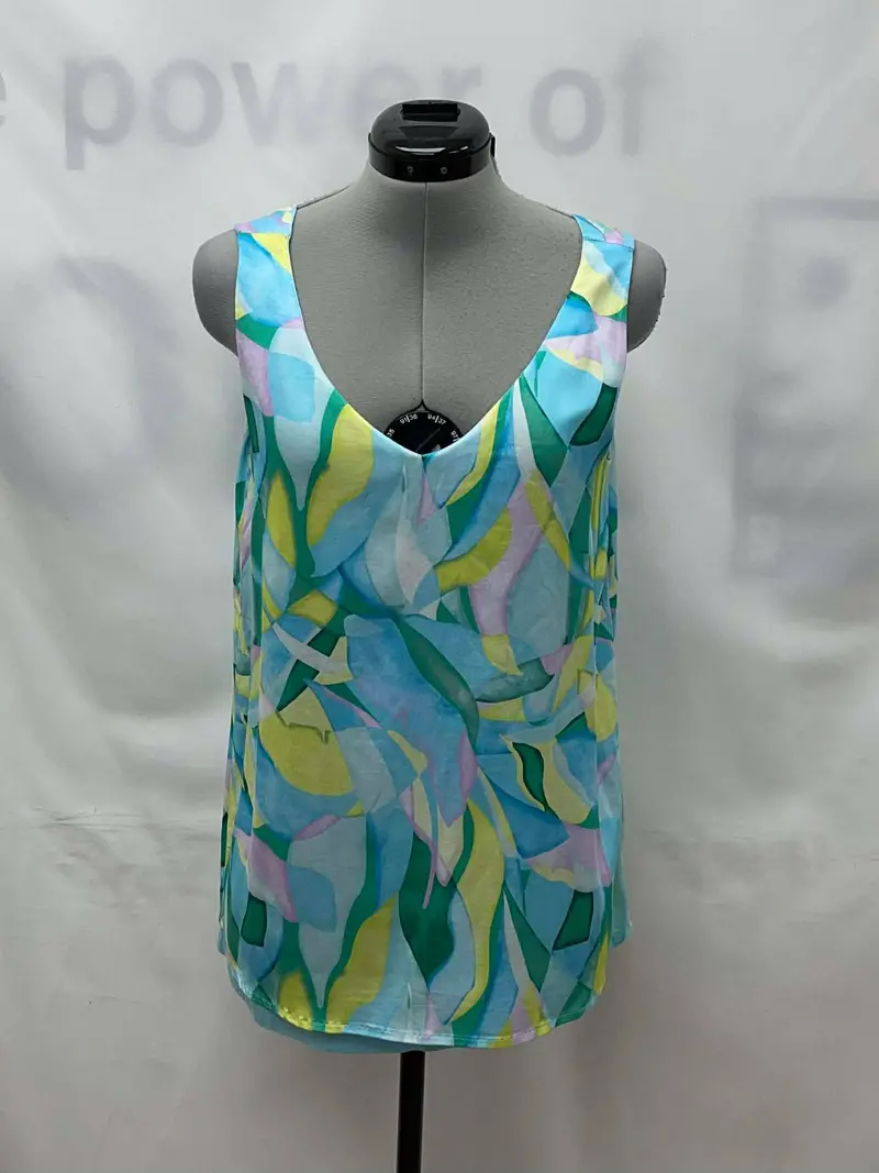 Women's Tribal Sleeveless Top, Small 1