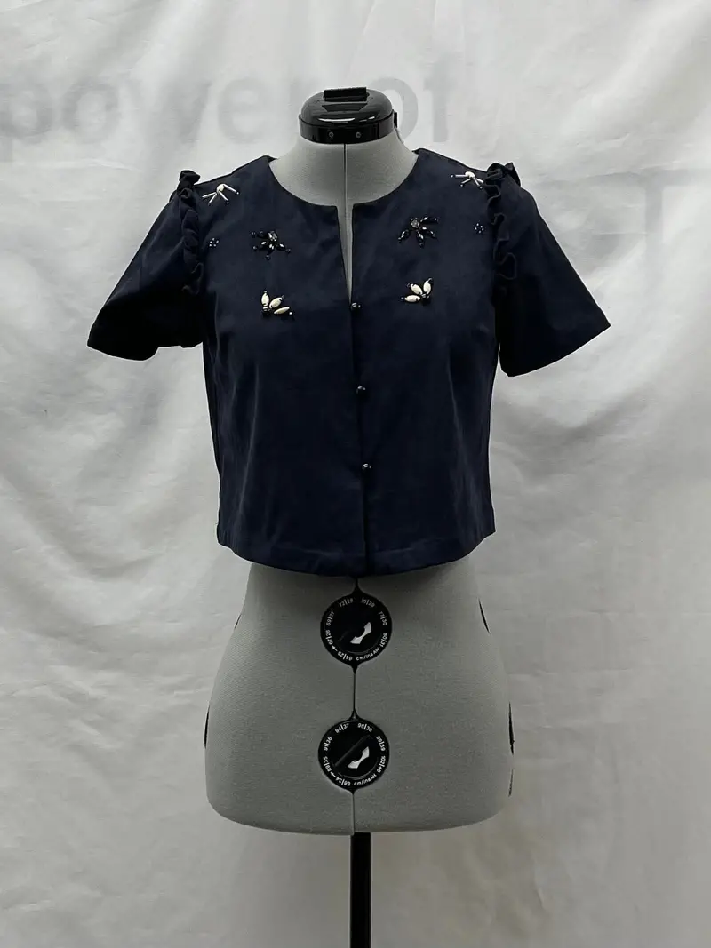 Women's Zara Short Sleeve Top, Extra Small 1