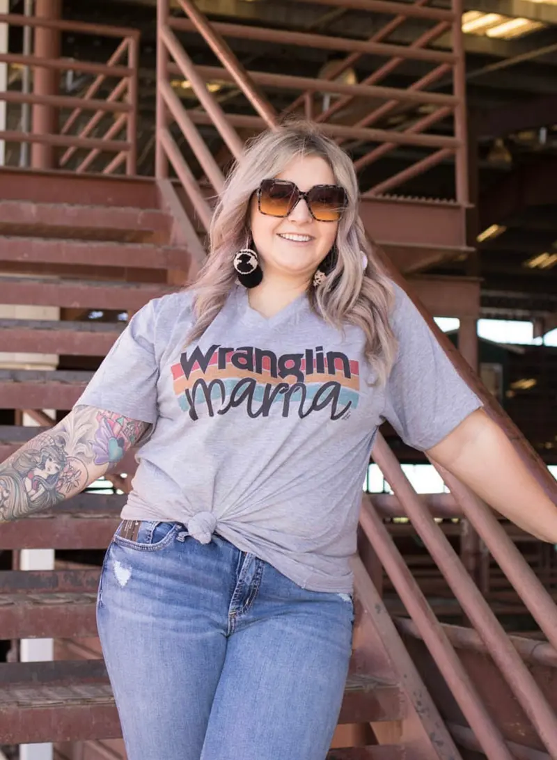 Wranglin’ Mama Tee 1