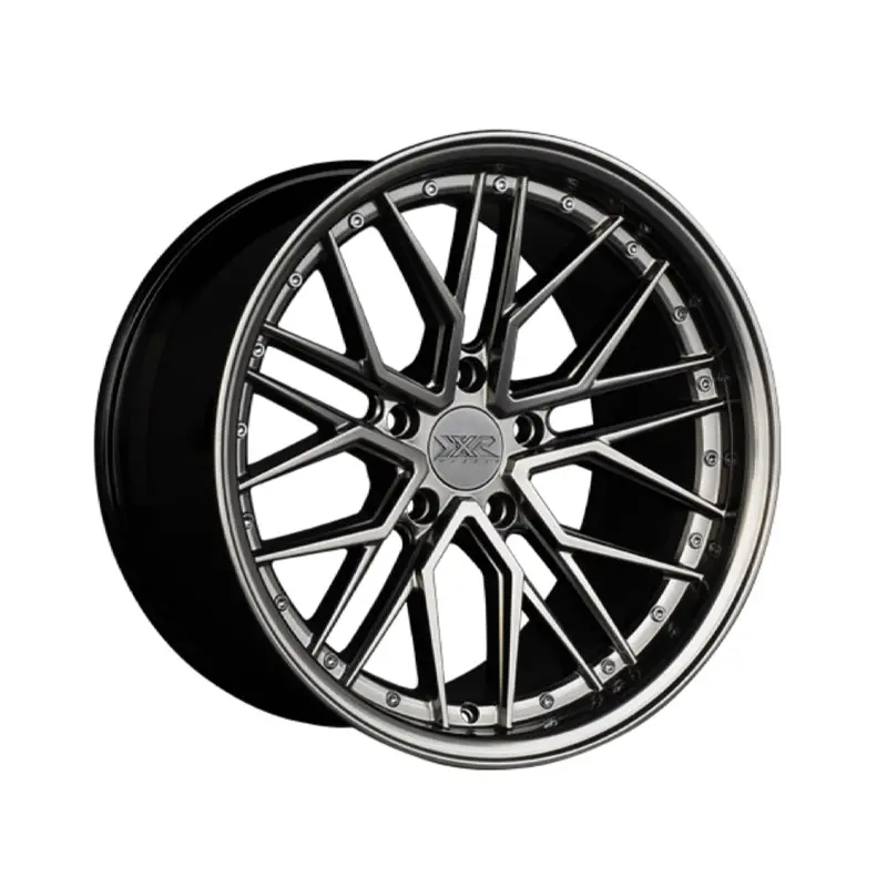 Xxr 571 18X8.5 5-112 73.1 Hub +35 Offset Chromium Black Wheel Rim 1