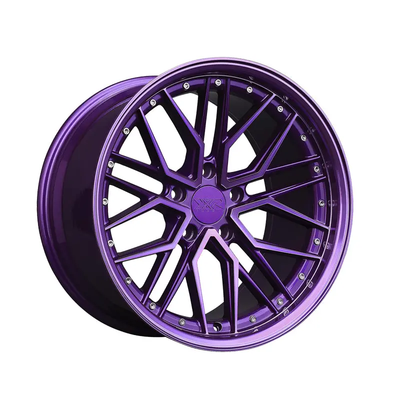 Xxr 571 18X8.5 5-4.5 73.1 Hub +35 Offset Diamond Cut Purple Wheel Rim 1
